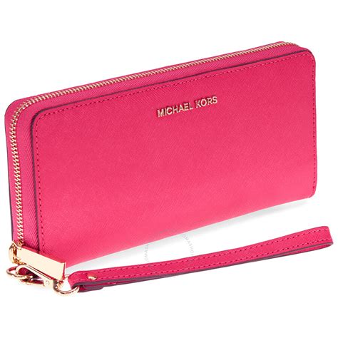 electric pink michael kors wallet|Michael Kors small pink wallet.